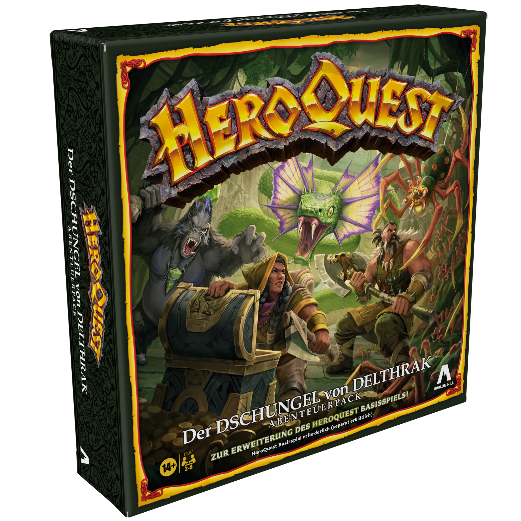 HeroQuest: Jungles Of Delthrak Quest Pack – Erweiterung Mit 16 Quests, 29 Miniaturen, Ab 14 Jahren