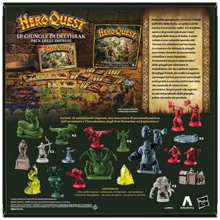 Avalon Hill  HeroQuest Pack de Misión Las Junglas de Delthrak (Versión en italiano)
