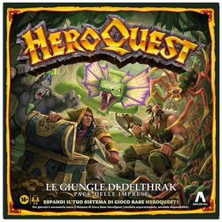 Avalon Hill  HeroQuest Pack de Misión Las Junglas de Delthrak (Versión en italiano)