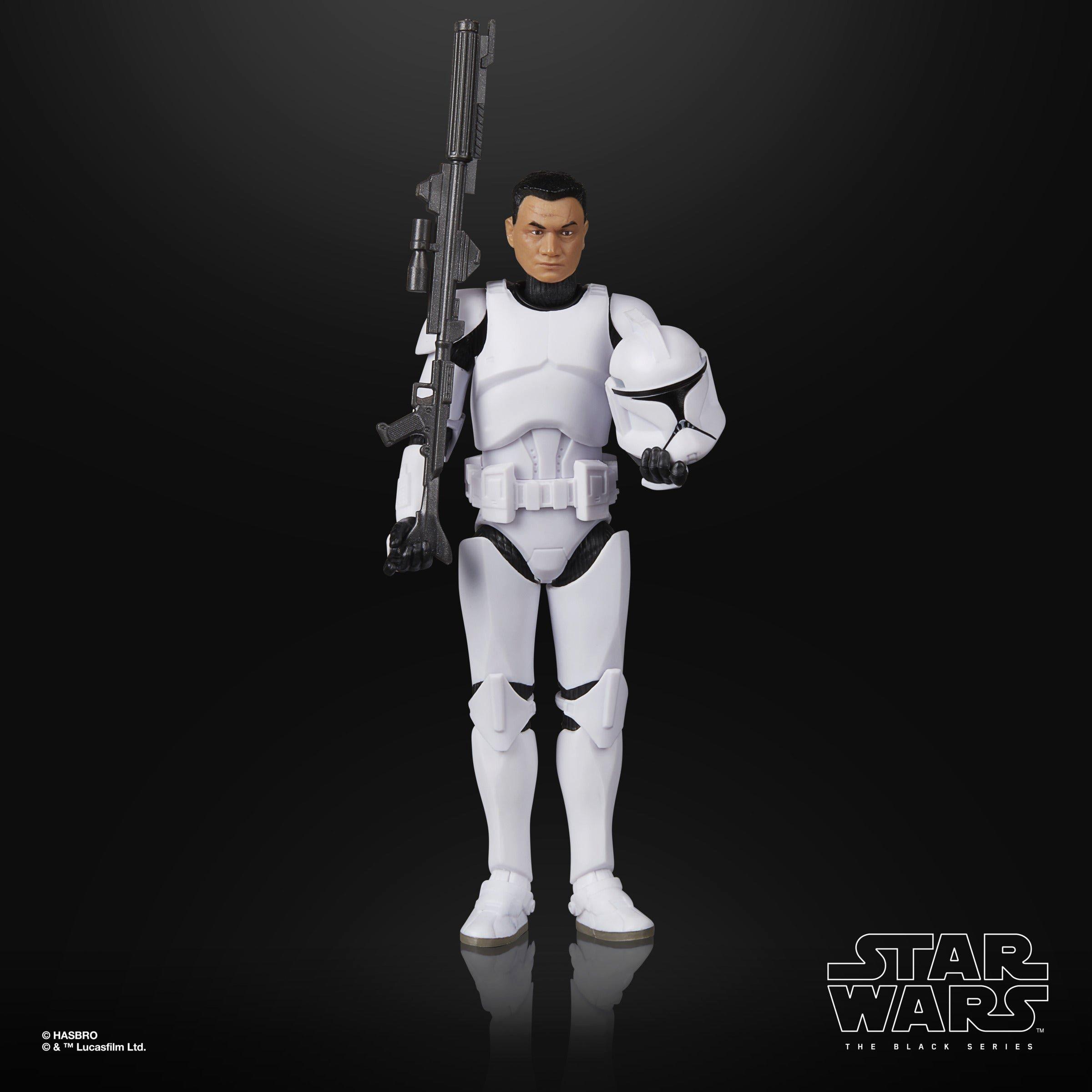 Star Wars Clone Wars animated Yellow Clone Trooper Cartoon