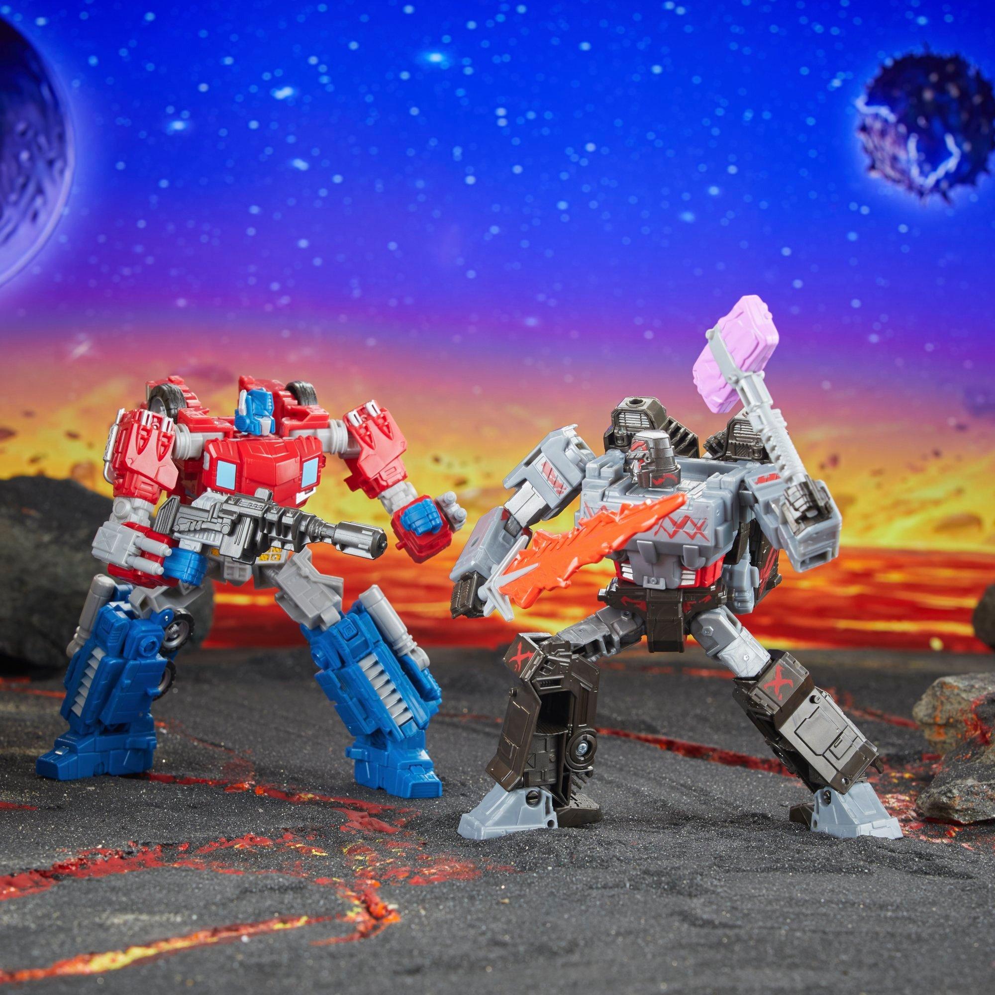 Transformers Legacy United Voyager-Klasse Fractured Friendship 2er-Pack