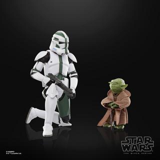 Hasbro Star Wars The Black Series, Yoda e Comandante Clone Gree