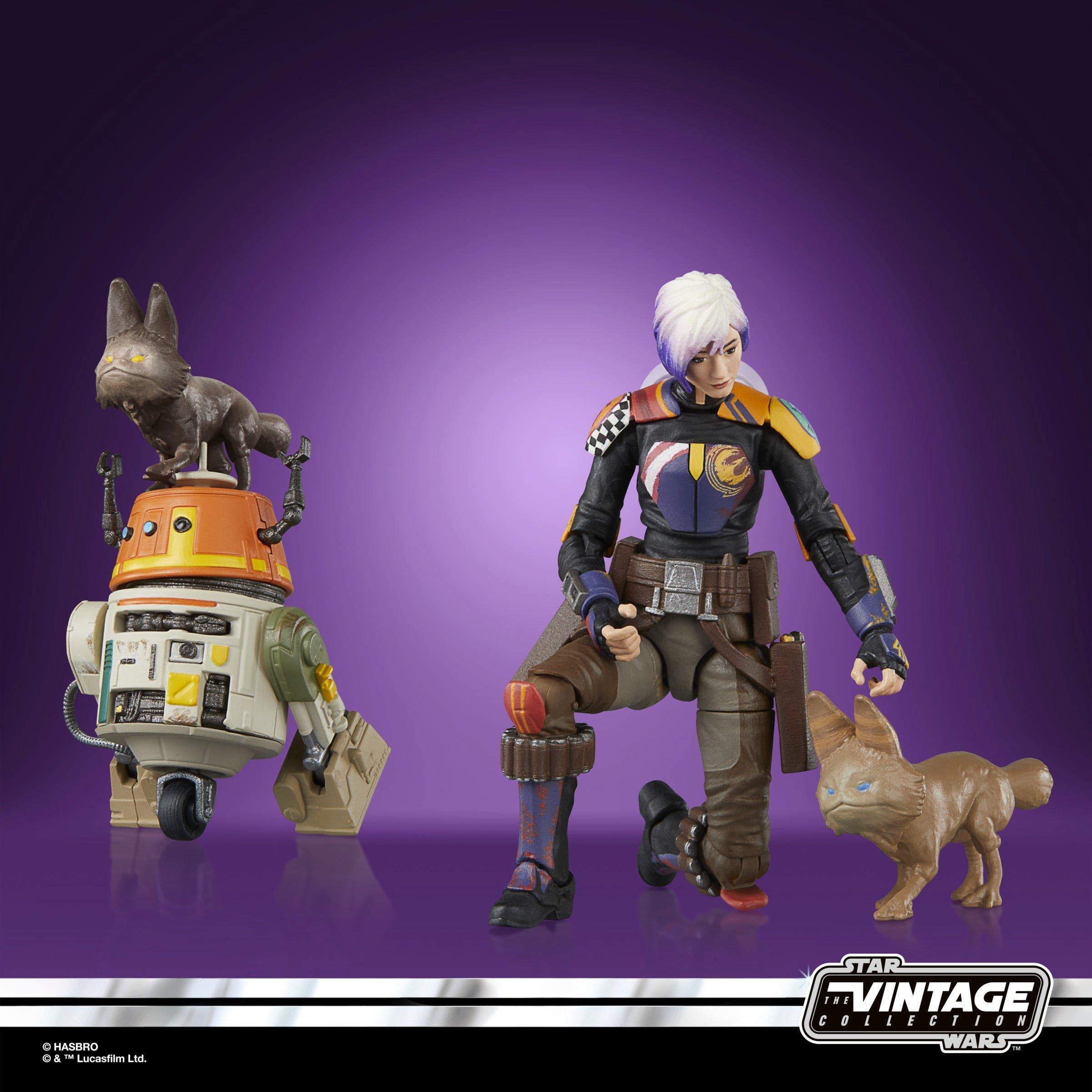 STAR WARS The Vintage Collection Sabine Wren & Chopper (C1-10P