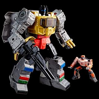 Transformers Studio Series The Transformers: The Movie Dinobot Grimlock and Autobot Wheelie