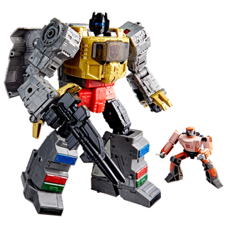 Transformers Studio Series, action figure di Dinobot Grimlock e Autobot Wheelie, ispirate al film "Transformers: The Movie"