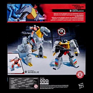 Transformers Studio Series The Transformers: The Movie Dinobot Grimlock and Autobot Wheelie