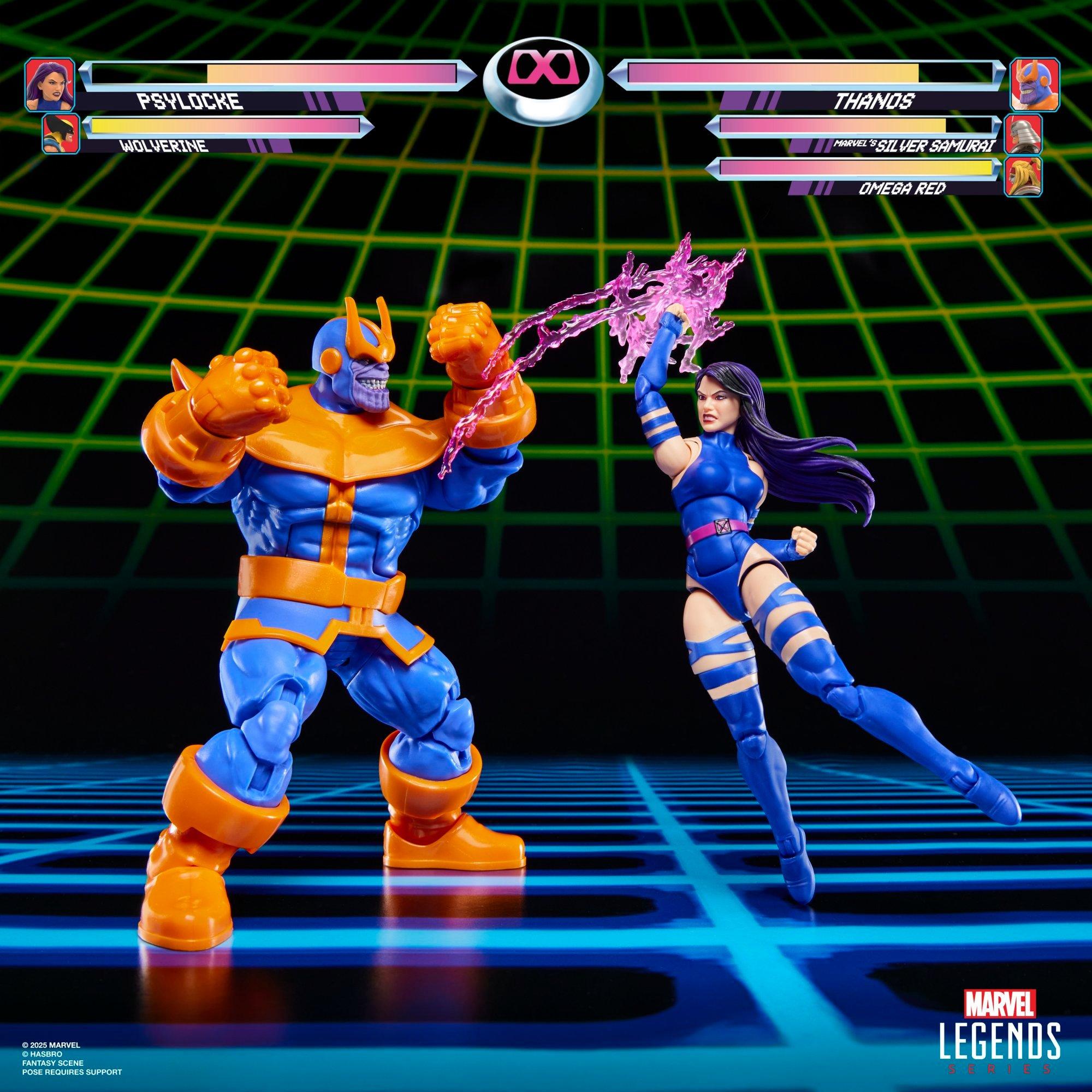 Marvel Legends Series Gamerverse Psylocke vs Thanos