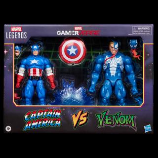 Marvel Legends Series Gamerverse Captain America vs Venom