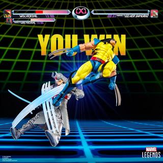 Marvel Legends Series Gamerverse Wolverine vs Marvel's Silver Samurai