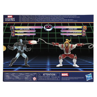 Marvel Legends Series Gamerverse Marvel's War Machine vs Marvel's Omega Red