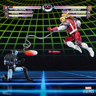 Marvel Legends Series Gamerverse Marvel's War Machine contre Marvel's Omega Red
