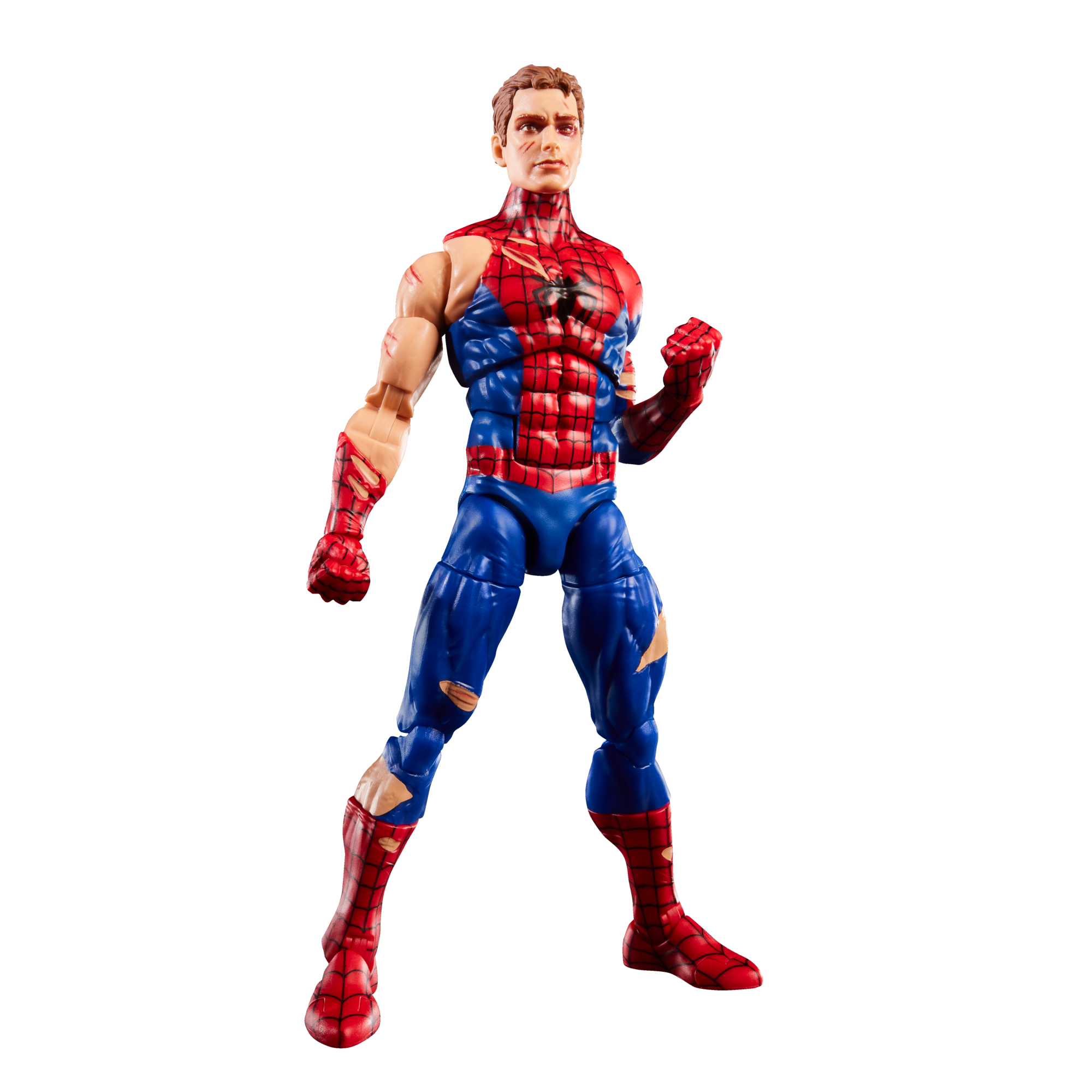 Magic: The Gathering Battle-Damaged Spider-Man Figure & Card - Hasbro Pulse