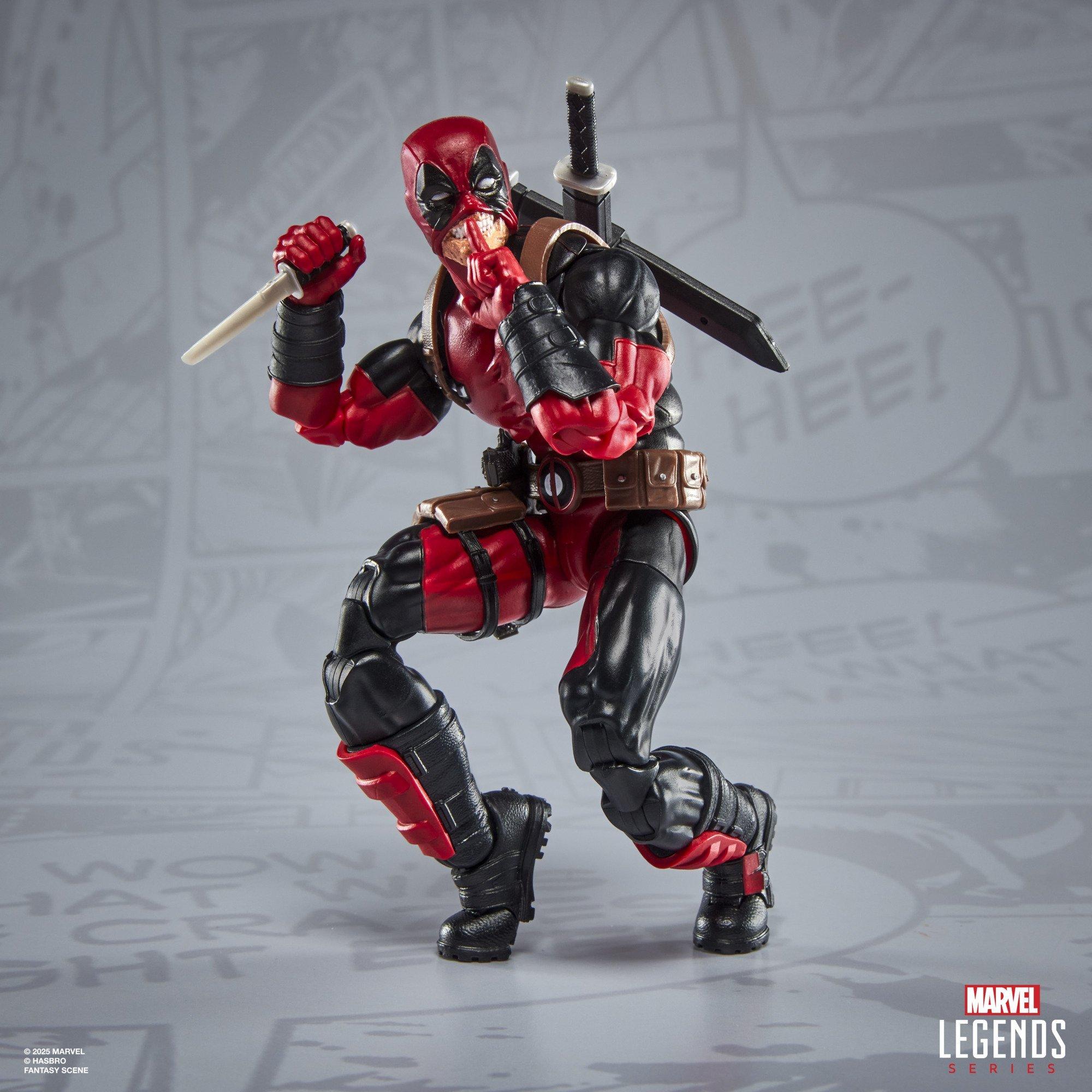 Marvel Legends Series: Lady Deadpool - Figura D'Azione Da 15 Cm, Ispirata Ai Fumetti, Con 4 Accessori E Parte Build-A-Figure