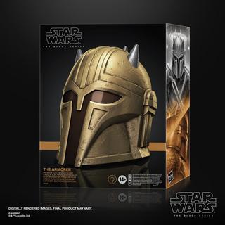 Hasbro Star Wars The Black Series, casco elettronico dell'Armaiola