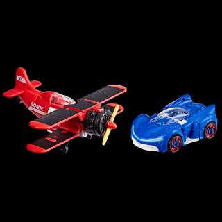 Transformers Collaborative Sonic the Hedgehog x Transformers Wingtail and Blue Booster Action Figures