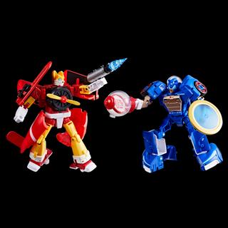 Transformers Collaborative Sonic the Hedgehog x Transformers Wingtail and Blue Booster Action Figures