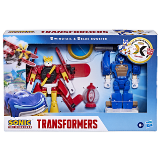 Transformers Collaborative, Sonic the Hedgehog x Transformers, Wingtail e Blue Booster, action figure