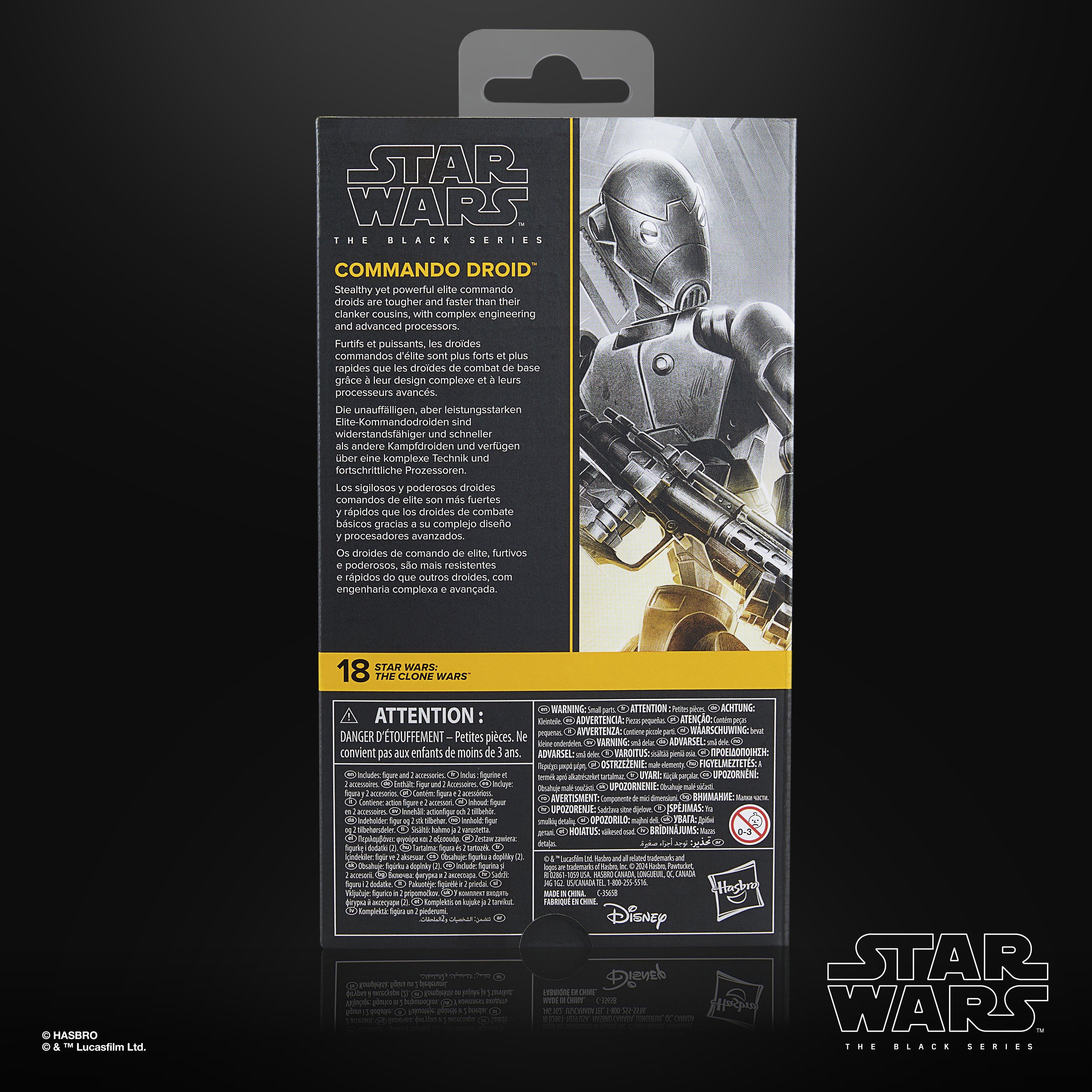 Hasbro Star Wars The Black Series – Action Figure Commando Imperiale Corazzato 15 Cm – The Mandalorian