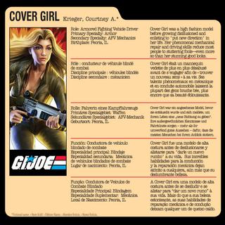 G.I. Joe Classified Series Retro Cardback Courtney “Cover Girl” Krieger