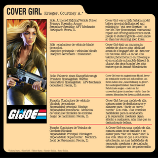 G.I. Joe Classified Series, Retro Cardback, Courtney "Cover Girl" Krieger
