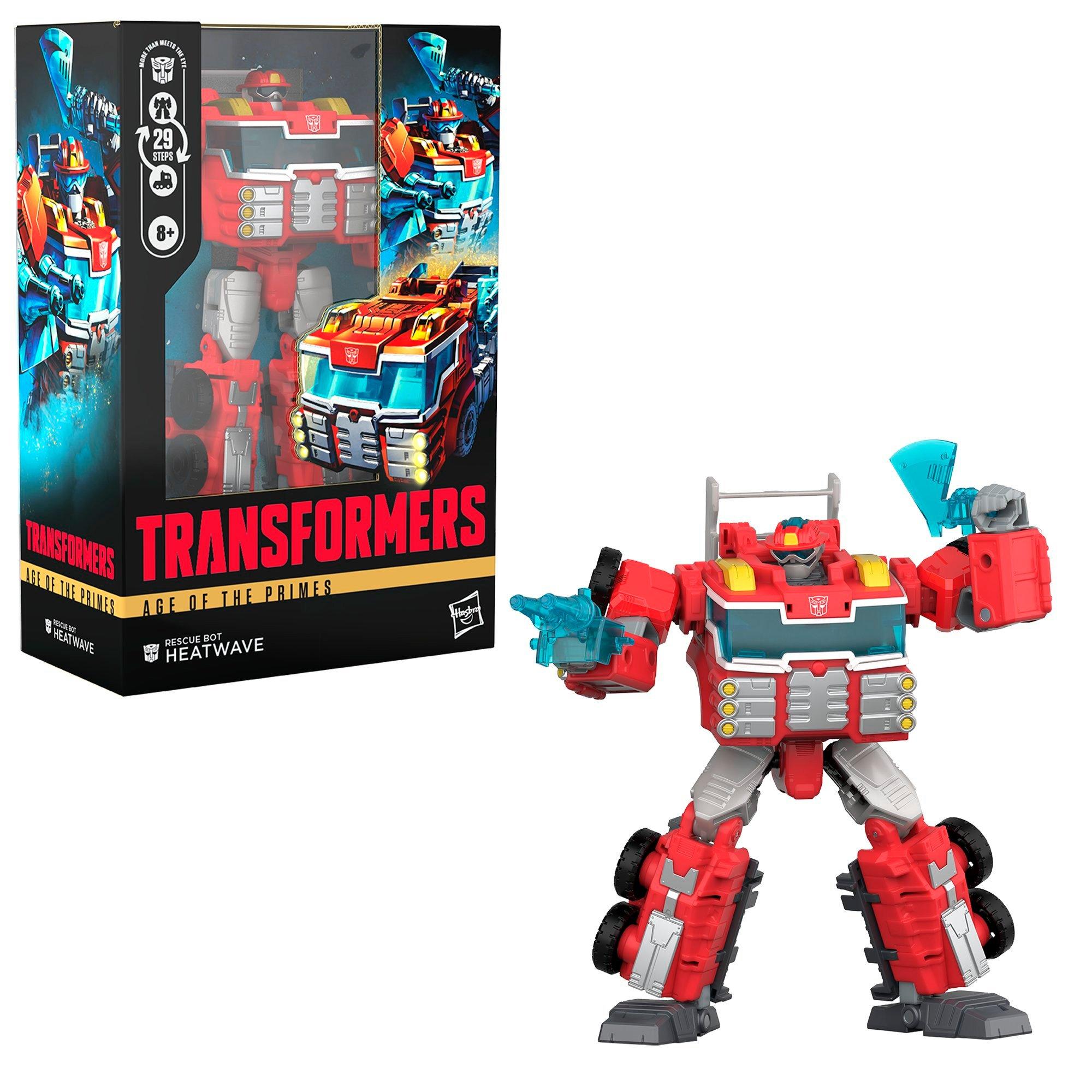 Transformers Age of the Primes Voyager Class Rescue Bot Heatwave