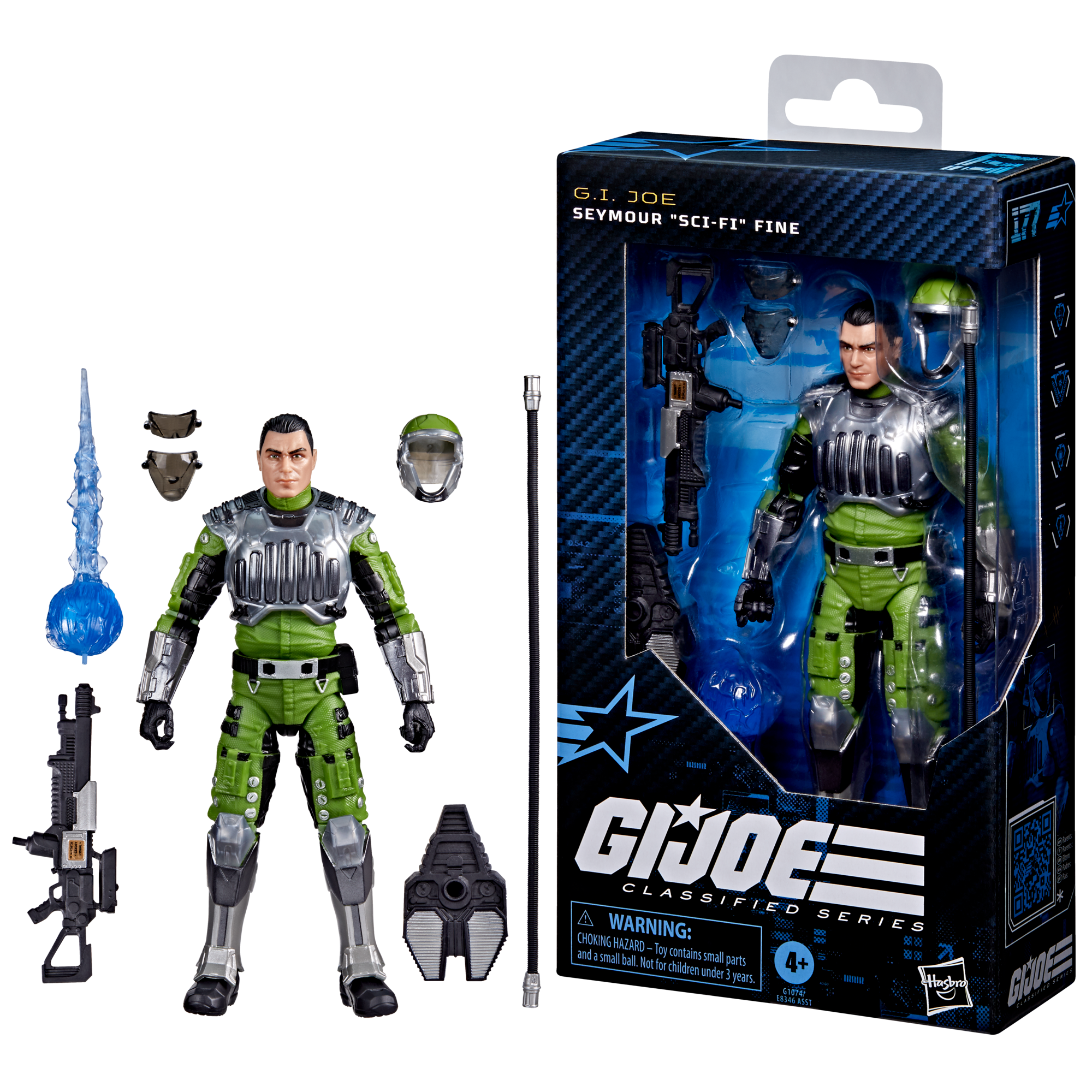 joe joe G.I. Joe Classified Series #177, Seymour “Sci-Fi” Fine - Hasbro Pulse