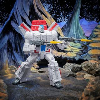 Transformers Void Rivals Autobot Jetfire, Zertonian Solila, and Agorrian Darak