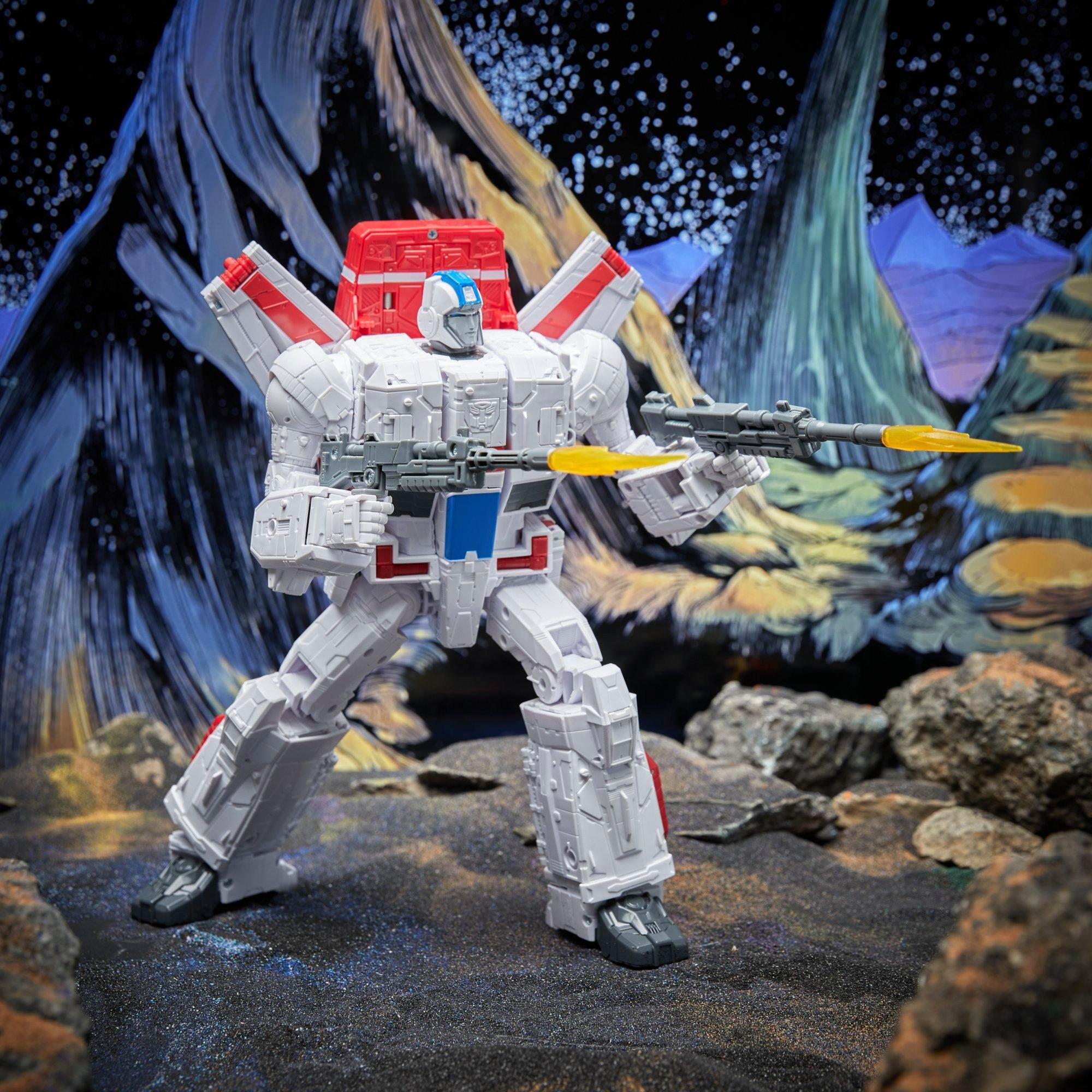 Transformers Jetfire, Zertonian Solila & Agorrian Darak Figure Set