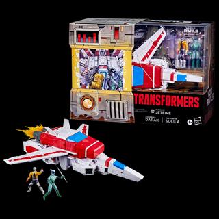 Transformers Void Rivals Autobot Jetfire, Zertonian Solila, and Agorrian Darak