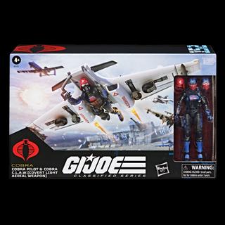 G.I. Joe Classified Series #152, Cobra Pilot Action Figure & Cobra C.L.A.W. (Covert Light Aerial Weapon)