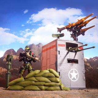 G.I. Joe Classified Series #175, Steel Corps Sentry & Modular Defense Post