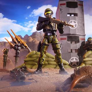 G.I. Joe Classified Series #175, Steel Corps Sentry & Modular Defense Post