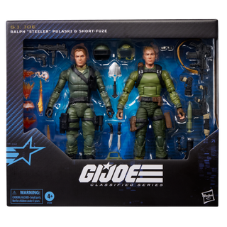 G.I. Joe Classified Series 181 Ralph « Steeler » Pulaski et Short-Fuze
