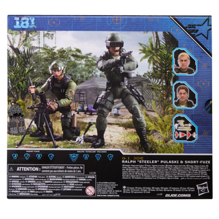 G.I. Joe Classified Series 181 Ralph « Steeler » Pulaski et Short-Fuze