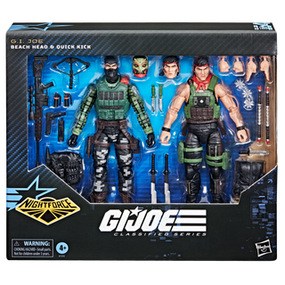 G.I. Joe Classified Series #164, Night Force Beach Head & Quick Kick