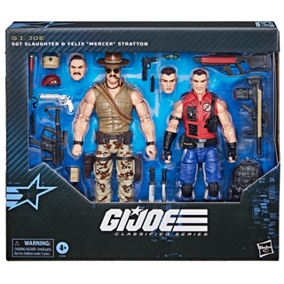 G.I. Joe Classified Series 173 Sergent Slaughter et Felix « Mercer » Stratton