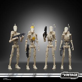 STAR WARS The Vintage Collection Battle Droid 4-Pack