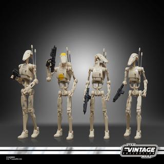 STAR WARS The Vintage Collection Battle Droid 4-Pack