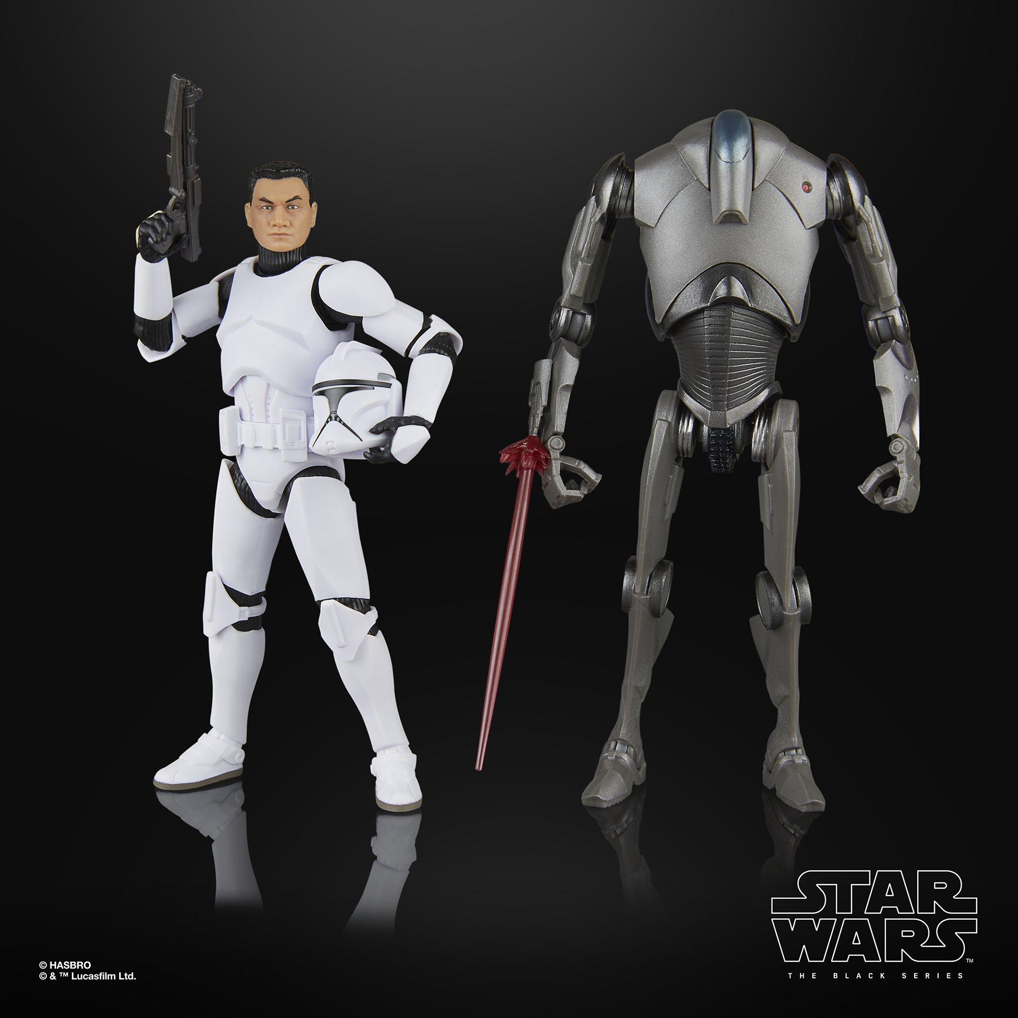 Star Wars The Black Series Phase I Clone Trooper & Super Battle Droid