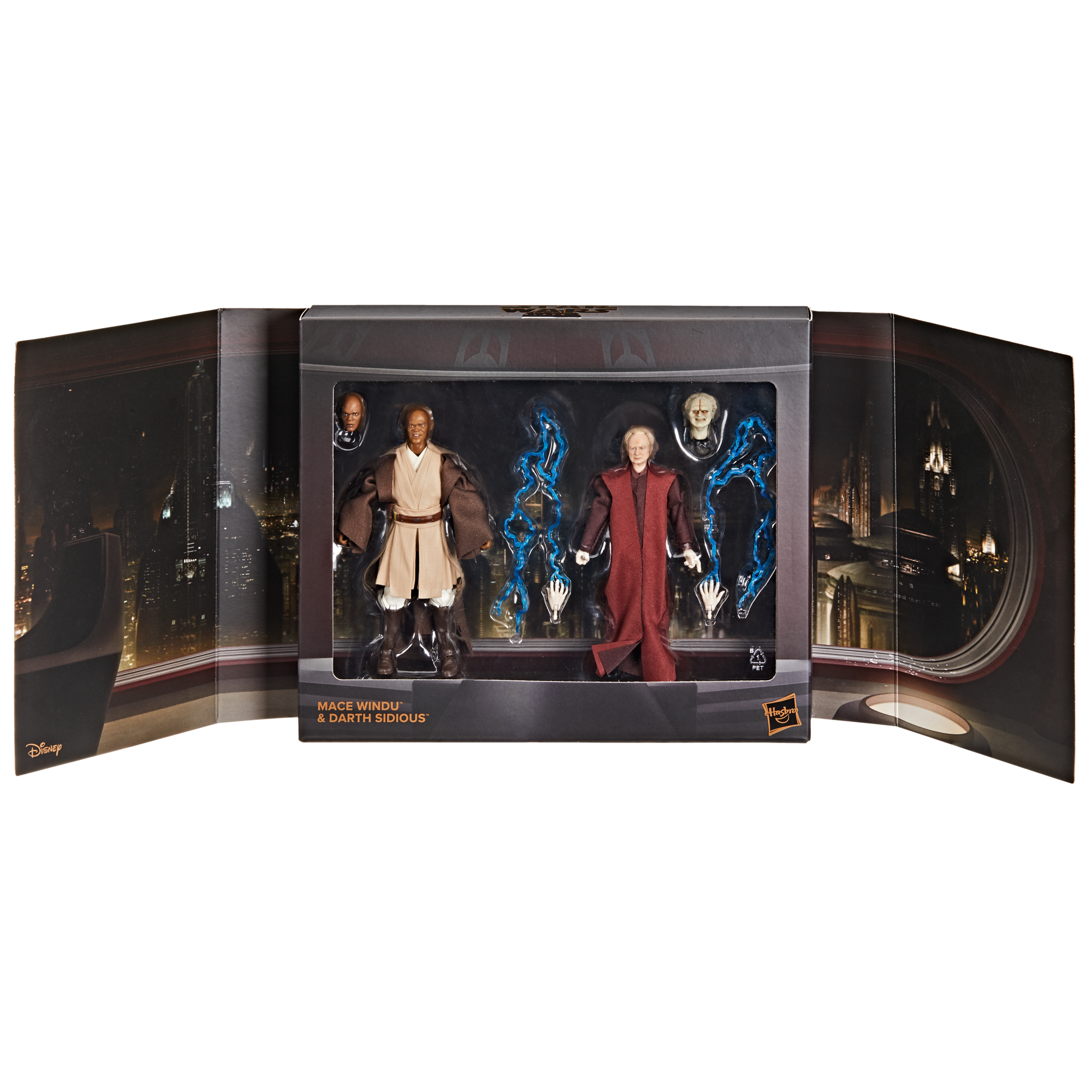 Lot De 2 Figurines Star Wars Episode 3 Junior - Mace Windu & Kit Fisto - Pour Enfants 3 à 8 Ans