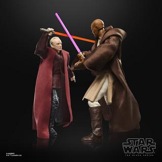 Star Wars The Black Series Mace Windu & Darth Sidious
