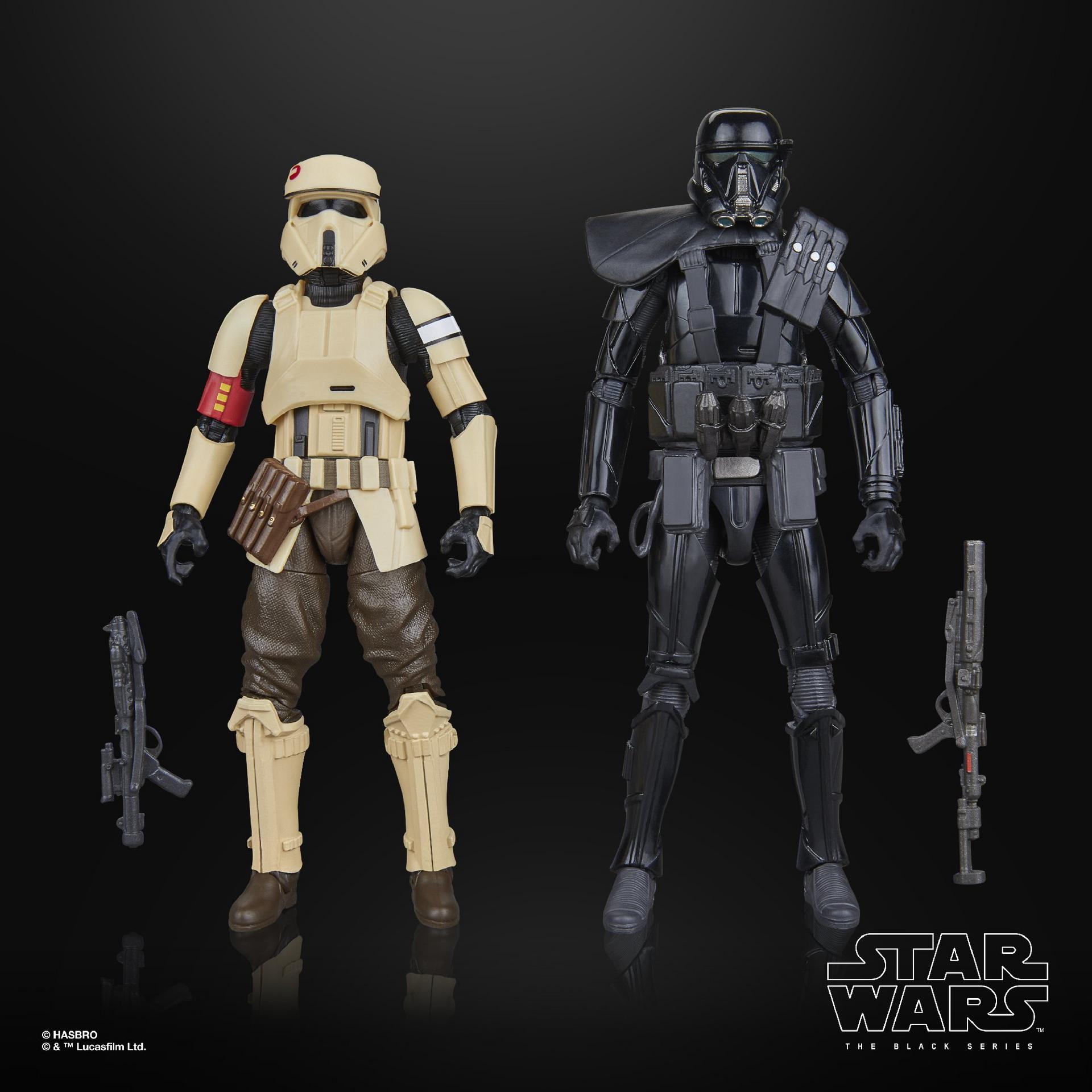 STAR WARS: The Black Series Shoretrooper & Death Trooper Action Figures ...