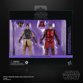 STAR WARS The Black Series Luke Skywalker (Imperial Guard) & Princess Leia Organa (Boushh)