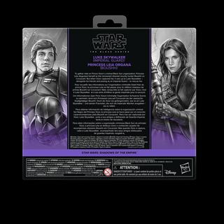 STAR WARS The Black Series Luke Skywalker (Imperial Guard) & Princess Leia Organa (Boushh)
