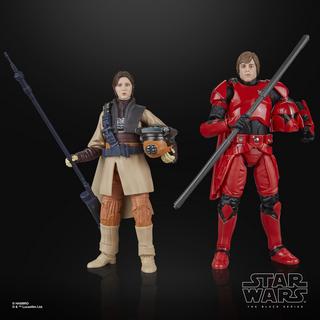 STAR WARS The Black Series Luke Skywalker (Imperial Guard) & Princess Leia Organa (Boushh)