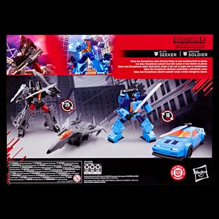 Transformers Studio Series MTMTE Collection Deluxe Class Transformers: Devastation Ground Soldier and Elite Seeker