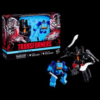 Transformers Studio Series MTMTE Collection Deluxe Class Transformers: Devastation Ground Soldier and Elite Seeker