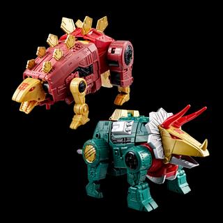 Transformers Age of the Primes G2 Universe Dinobot Slug and G2 Universe Dinobot Snarl