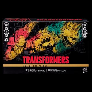Transformers Age of the Primes G2 Universe Dinobot Slug and G2 Universe Dinobot Snarl