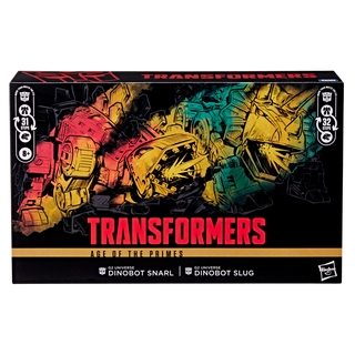 Transformers Age of the Primes G2 Universe Dinobot Slug and G2 Universe Dinobot Snarl